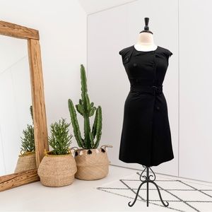 Banana Republic Double Breasted Button Front Wrap Dress